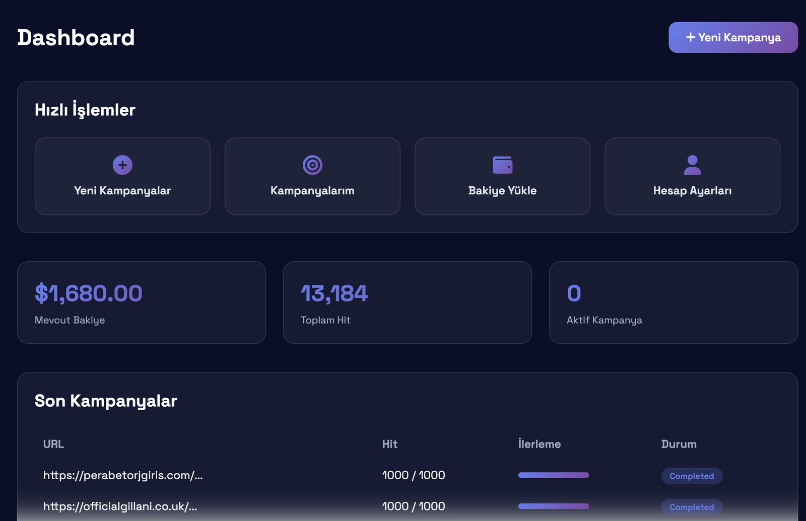 Request Hit Botu - Web Trafik Artırma